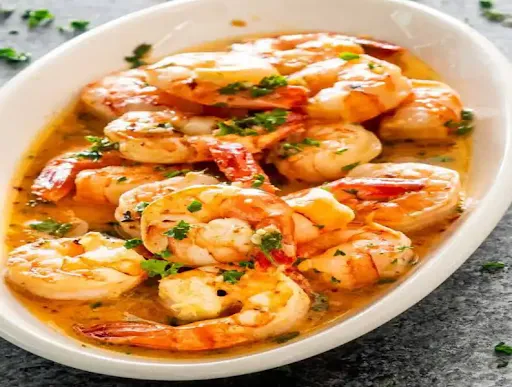 Chilly Garlic Prawns-Dry