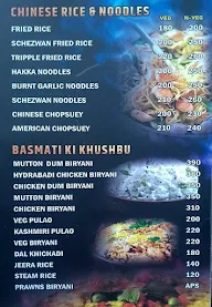 Hotel Sitai menu 2