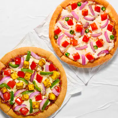 Create Your Flavour Fun Combo - Box Of 2 - Veg Pizza