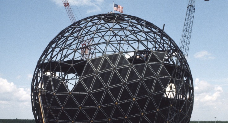 Geodesic Dome in Construction