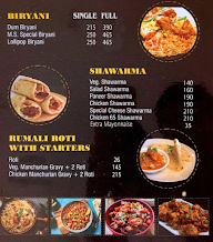 Sri Sai Ram Fast Food menu 1