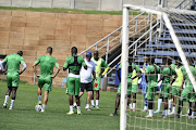 Gavin Hunt and players during the Bidvest Wits media open day at Sturrock Park on February 21, 2020 in Johannesburg, South Africa. 