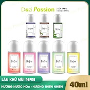 Lăn Khử Mùi Refre Dưỡng Trắng Hương Nước Hoa - Refre Whitening (40Ml)