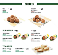 Subway menu 7