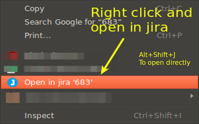 JIRA Issue Quick Open chrome extension