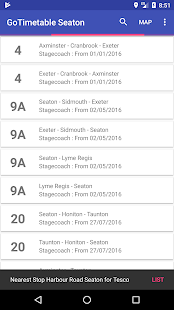 GoTimetable Seaton