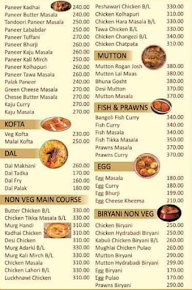 Kitchen Express menu 1