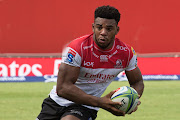 Vincent Tshituka of the Lions during the Super Rugby match between Emirates Lions and Jaguares at Emirates Airline Park on March 09, 2019 in Johannesburg, South Africa. 