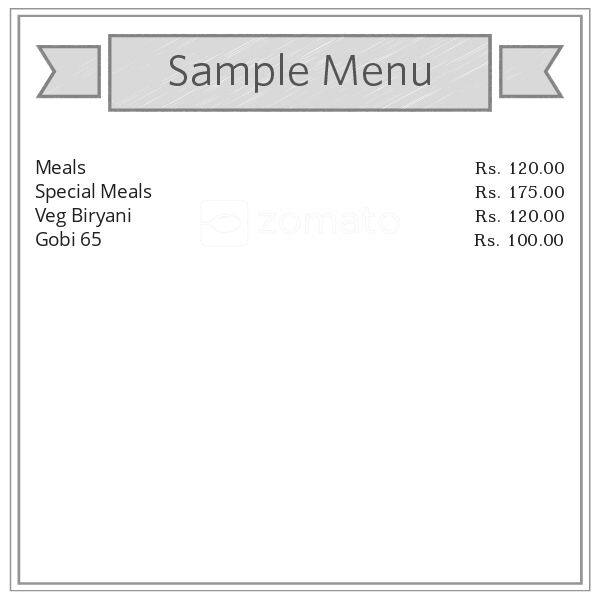 Hotel Valasai Subha menu 