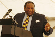 Richard Maponya at a sod turning ceremony for the building of Maponya mall in Soweto. Pic: Robert Botha. 6/7/05. © Business Day