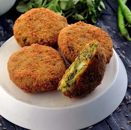 Corn Methi Tikki