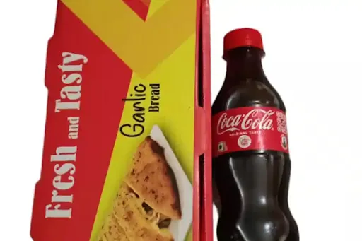 Stuffed Garlic Bread With Coke [250 Ml]