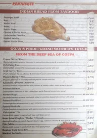 Kentuckee  Seafood Restaurant menu 3