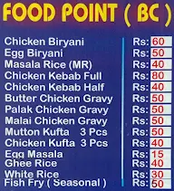 Food Point menu 1