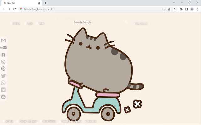 Pusheen Wallpaper New Tab