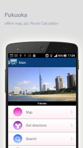 Fukuoka Map offline