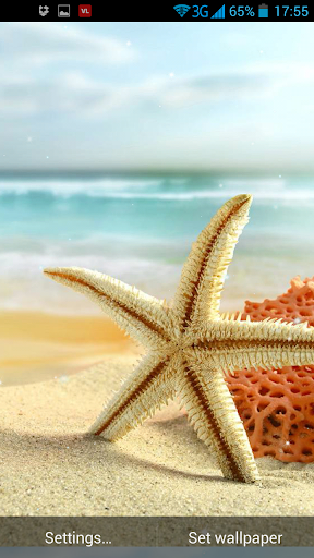 Starfish Live Wallpaper