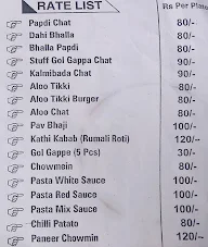 Chhotey Lal Chaat Shop menu 1