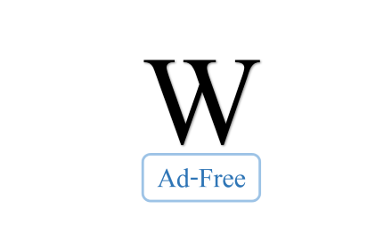 Wikipedia Ad-Free chrome extension