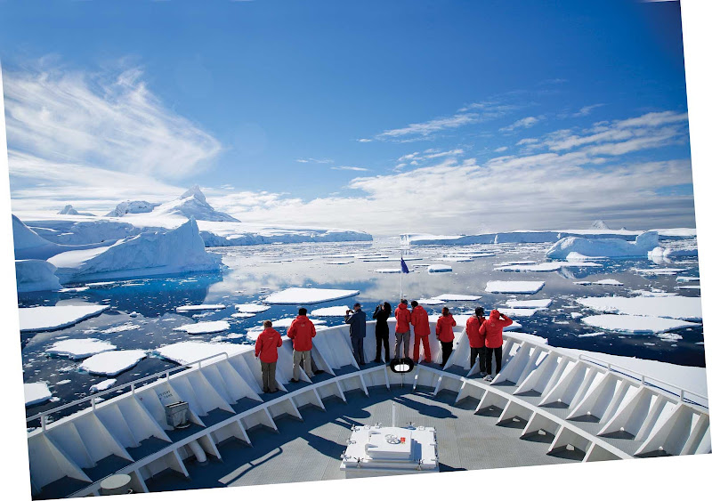 Experience the breathtaking sights of Antarctica from the bow of National Geographic Explorer during a Lindblad expedition.