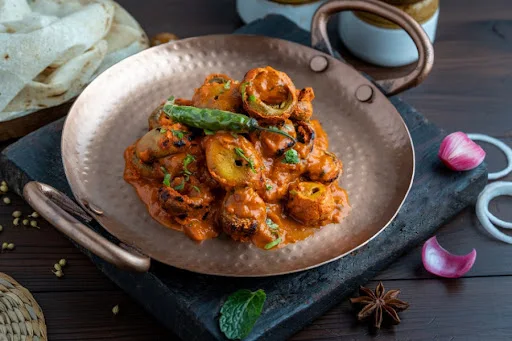 Tawa Mushroom Masala [Semi Dry]