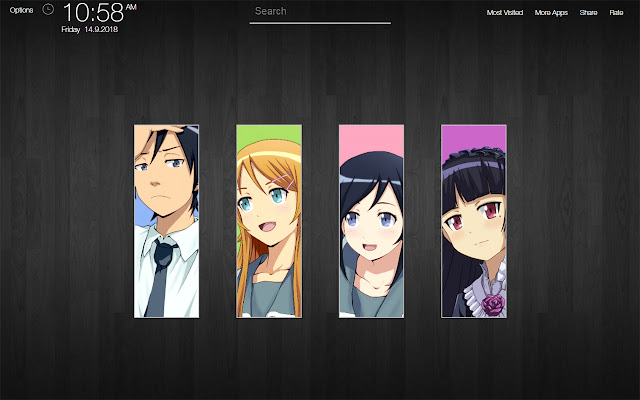 Oreimo Wallpapers FullHD New Tab