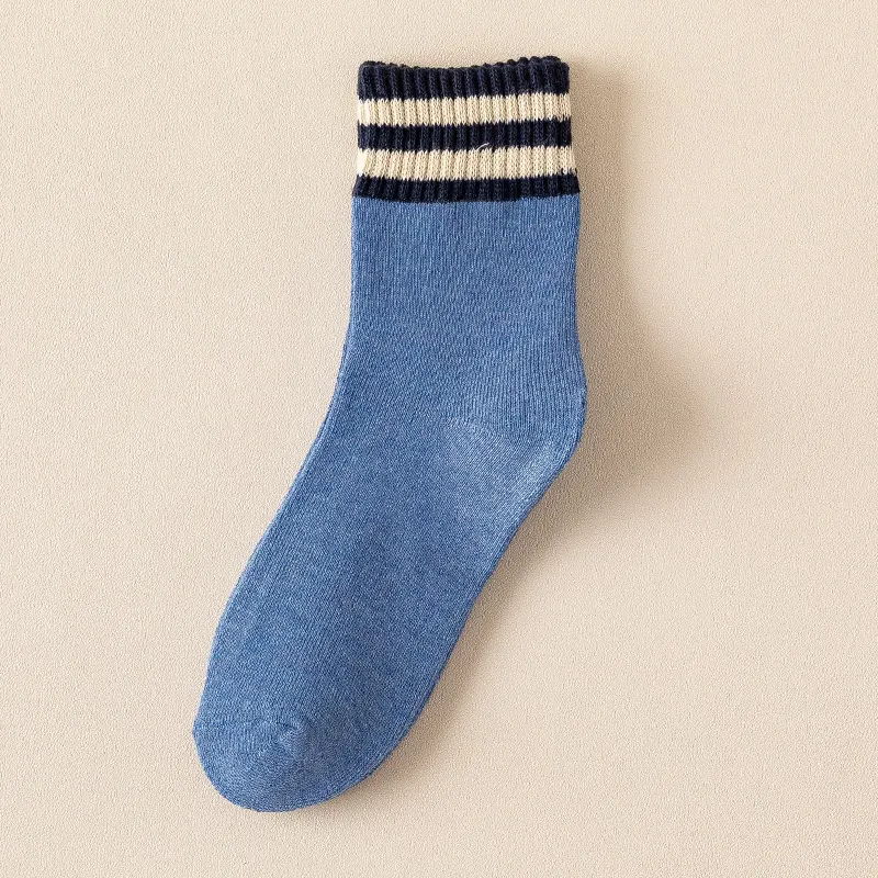 Chaussettes longues en coton respirant absorbant la sueur pour femmes, nouvelle collection