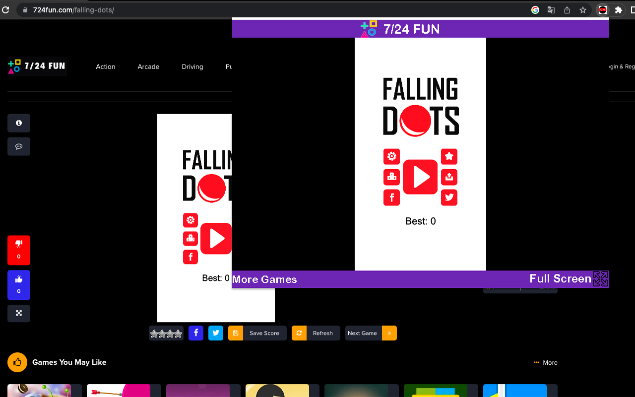 Falling Dots Game Preview image 1