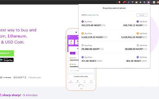 BuyCoins - Price Checker