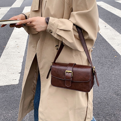 Title 1, Womens Vintage Simple And Versatile Single Sho...