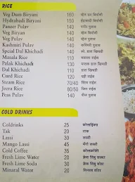 Hotel Vedant menu 5