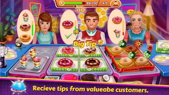 Kitchen Station Chef : Cooking Restaurant Tycoon Apk Mod moedas infinita