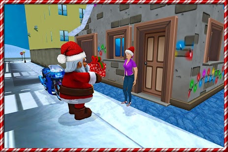   Crazy Santa Moto Gift Delivery- screenshot thumbnail   