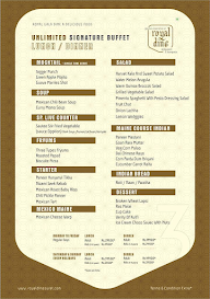 Royal Dine Restaurant menu 1