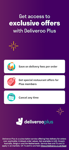 Screenshot Deliveroo: Food Delivery UK