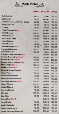 Mitra Da Dhaba & Caterers menu 2