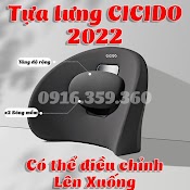 Tựa Lưng Di Chuyển Điều Chỉnh Con Lăn Cicido Dùng Cho Ô Tô Văn Phòng Chống Đau Mỏi Chất Liệu Cao Cấp Siêu Đàn Hồi