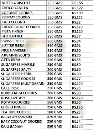 Parveen Bakers Ville menu 3