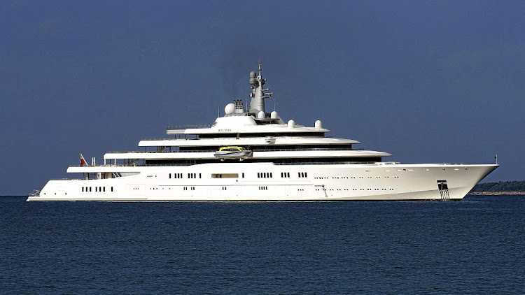 Billionaire Roman Abramovich’s 162.5m Eclipse has two swimming pools, one of which converts into a dance floor.