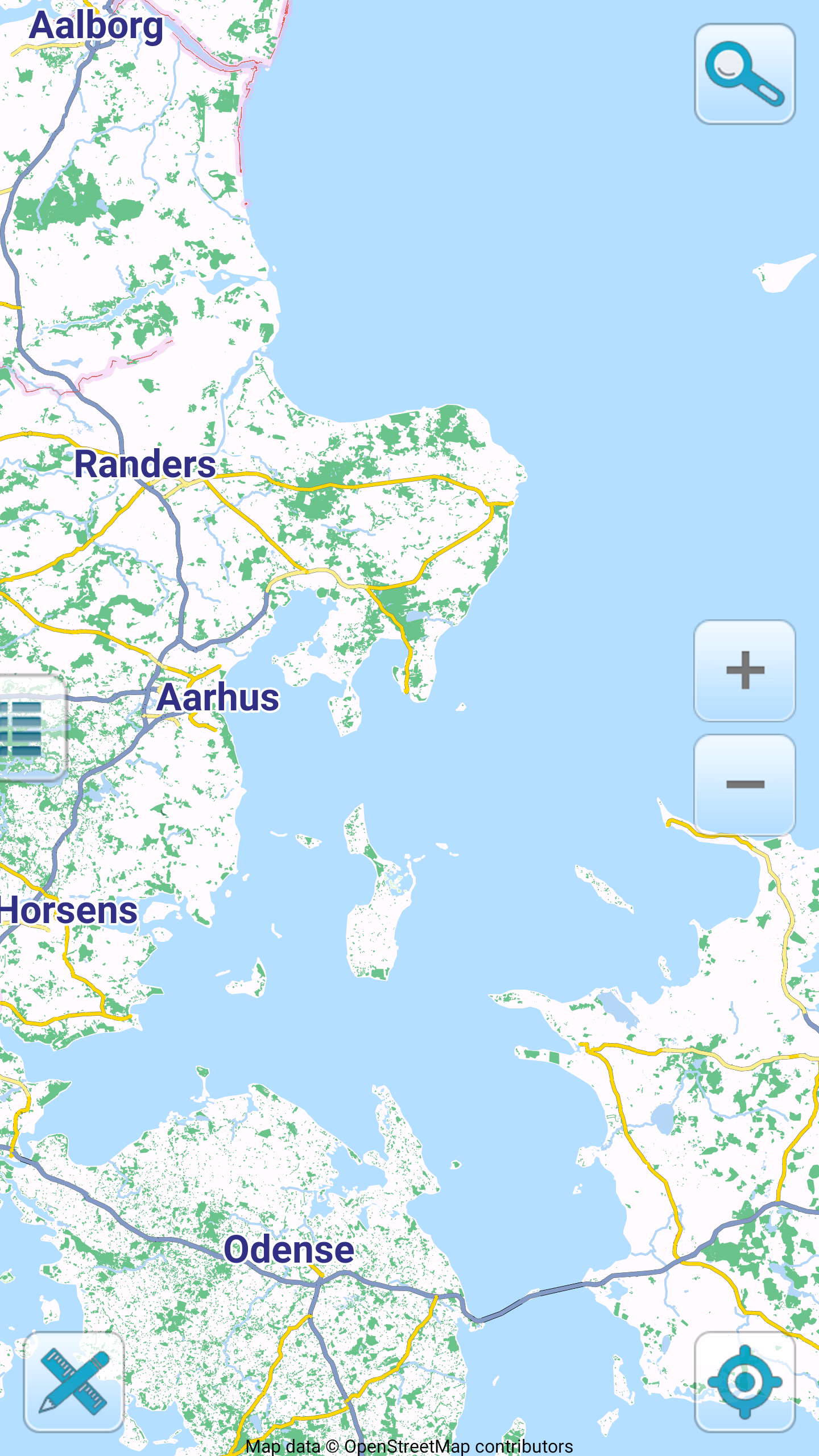 Android application Map of Denmark offline screenshort