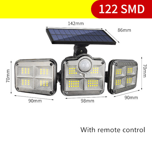 Title 3, Waterproof Solar Lamp Separate Sensor Wall Ligh...