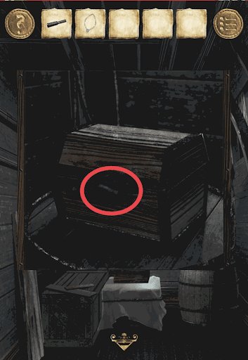 海賊船からの脱出_Thats_how_pirates_escape_タルの上の箱