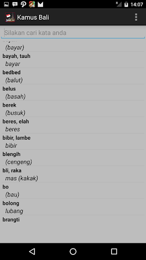 Kamus Bahasa Bali Aplikasi Di Google Play