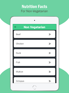 Nutrition Food Facts : Health & Nutrition Guide Screenshot