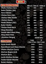 Crown Chef menu 1