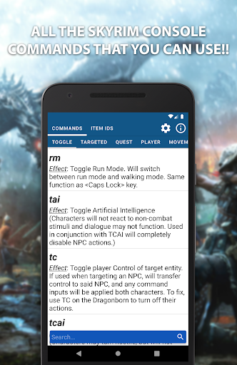 Tesv Skyrim Console Codes Android App Download Latest