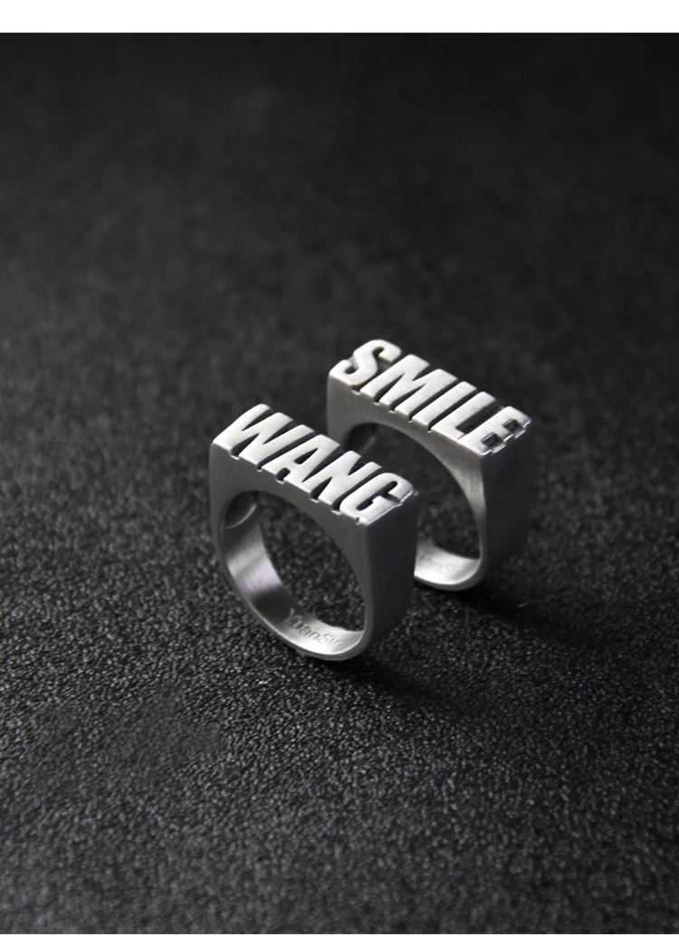 Title 5, Anillos Personalizados para Parejas con Inicial...