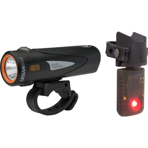 Light and Motion VIS 500 Onyx + Vya TL Combo Light Set