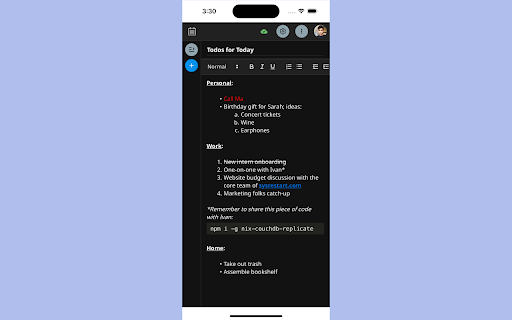 BriskNote: New Tab Notes that Sync across Devices