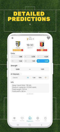 Screenshot WIN Betting Predictions